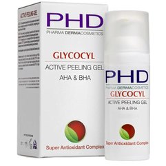 PHD Glycocyl Active Peeling Gel AHA & BHA Нічний гель-пілінг, 50 мл, фото 