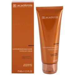 Тонирующий крем для брюнеток дневной SPF6 Academie Bronzecran Tinted Day Cream Brunette, 75 ml