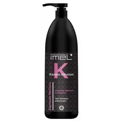 Imel Professional Keratin Infusion Hair Shampoo with Keratin Відновлюючий шампунь для всіх типів волосся, 1000 мол, фото 