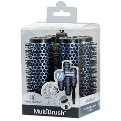 Olivia Garden Multibrush Набір брашингов для укладання волосся 36 мм зі знімною ручкою в комплекті, фото 