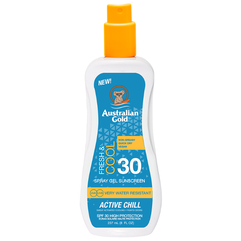Солнцезащитный спрей-гель SPF30 Australian Gold SPF 30 Spray Gel Active Chill, 237 ml