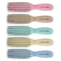 I Love My Hair Mini 1801 - Щітка-міні для волосся 9 рядів Русалочка, фото 