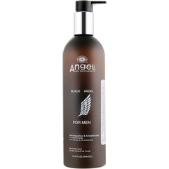Шампунь от перхоти для жирных волос с экстрактом периллы Angel Professional Black Angel Oil Control and Dandruff Shampoo, 400 ml