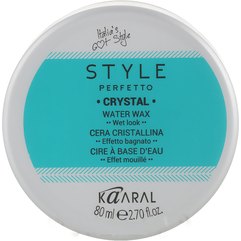 Воск для волос на водной основе  Kaaral Crystal Water Wax Wet Look, 80 ml