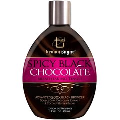 Brown Sugar Spicy Black Chocolate 200X Крем для засмаги в солярії з бронзантами і екстра тінглами, 400 мл, фото 