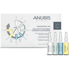 Anubis 7 Days Shock Treatment Hydrating and Antioxidant 7 днів ШОК-терапії зволоження і антиоксидант, 7 шт х 1.5 мл, фото 