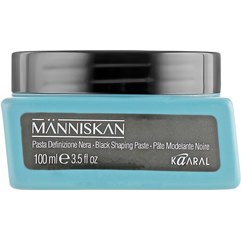 Черная моделирующая паста для волос Kaaral Manniskan Black Shaping Paste, 100 ml