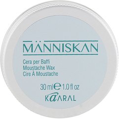 Зволожуючий віск для вусів Kaaral Manniskan Moustache Wax, 30ml, фото 