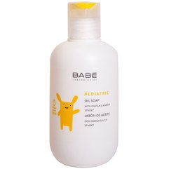 Babe Laboratorios Pediatric Oil Soap Дитяче мило на масляній основі для сухої і атопічної шкіри, 200 мл, фото 