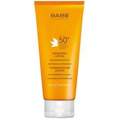 Солнцезащитный лосьон SPF50 Babe Laboratorios Sun Protection Lotion, 200 ml