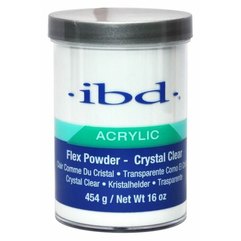 IBD Crystal Clear Flex® Polymer Powder, 454 м - прозора акрилова пудра, фото 