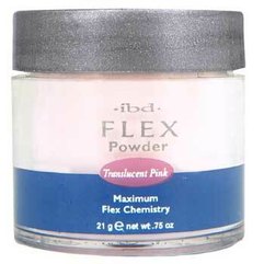 IBD Translucent Pink Flex® Polymer Powder, 454 м - прозоро-рожева акрилова пудра, фото 