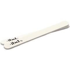 Пилка для искусственных и натуральных ногтей белая IBD White Padded File, 120/180.