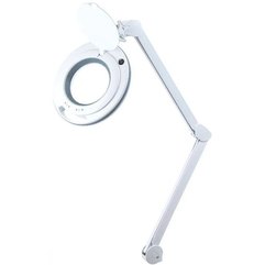 Leksa Настільна лампа-лупа 6017-H LED, з регулюванням яскравості, теплий/холодний світло, 1-12W, фото 