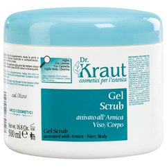 Гелевий скраб для обличчя та тіла з арнікою Dr. Kraut Scrub gel with arnica, 500 ml, фото 