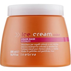 Inebrya Mask Color Tutti Frutti Intensiv Маска для забарвлених і мелірованого волосся, фото 