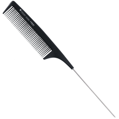 Гребінець з металевим хвостиком HairWay Carbon Advanced 05085, фото 
