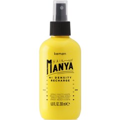 Легкий спрей для восстановления кудрей Kemon Hair Manya Hi Density Recharge, 200 ml