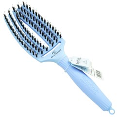 Щетка для волос синяя Olivia Garden Finger Brush Combo Medium BlueStar OGID0851