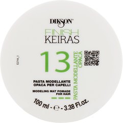 Паста матовая можелирующая Dikson Finish Keiras Pasta Modellante Opaca 13, 100 ml