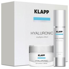 Klapp Hyaluronic Face Care Set Домашній набір Гіалуронік (крем і сироватка), фото 