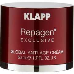 Klapp Repagen Exclusive Global Anti-Age Cream Комплексний крем Репаген Ексклюзив, 50 мл, фото 