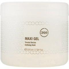 Гель сильной фиксации для укладки волос без спирта Kaaral 360 Maxi Gel, 500 ml