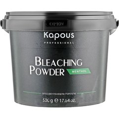 Kapous Professional Bleaching Powder Menthol Освітлююча пудра для волосся Ментол, 500 г, фото 