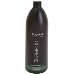 Шампунь для всех типов волос с ароматом ментола Kapous Professional Menthol Shampoo, 1000 ml
