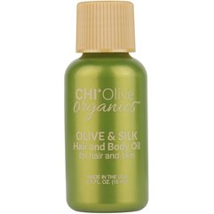 CHI Olive Organics Olive & Silk Hair and Body Oil Шовкове масло для волосся і тіла, фото 