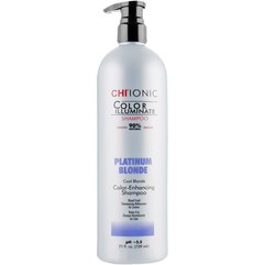 Тонуючий шампунь CHI Ionic Color Illuminate Platinum Blonde Shampoo, 739 мл, фото 
