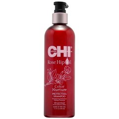 CHI Rose Hip Oil Color Nurture Protecting Shampoo Захисний шампунь для фарбованого волосся, фото 