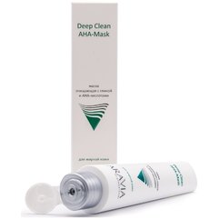 Маска очищающая для лица с глиной и AHA-кислотами Aravia Professional Deep Clean AHA-Mask, 100 ml
