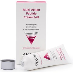 Мульти-крем с пептидами и антиоксидантным комплексом для лица Aravia Professional Multi-Action Peptide Cream, 50 ml