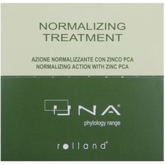 Rolland UNA Normalizing treatment - Комплекс для відновлення жирового балансу шкіри голови, 12 * 10 мл, фото 