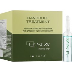 Комплекс от сухой и жирной перхоти Rolland UNA Dandruff treatment, 12x10 ml