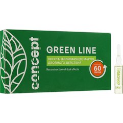 CONCEPT Professional Green line Reconstruction Oil Dual Effects - Що Відновлює масло з захисним ефектом, 10 * 10 мл, фото 
