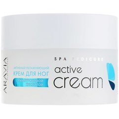 Aravia Professional Active Cream Активний зволожуючий крем для ніг з гіалуроновою кислотою, 150 мл, фото 