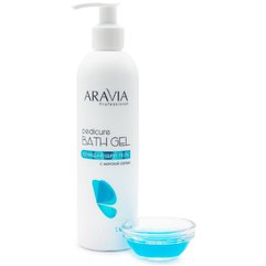 Aravia Professional Pedicure Bath Gel Очищуючий гель з морською сіллю, 300 мл, фото 