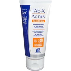 Солнцезащитный крем для жирной кожи и кожи с акне SPF30 Biogena Tae X Acnis, 60 ml