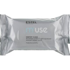 Салфетки влажные для удаления краски с кожи Estel Professional M'Use, 20 шт