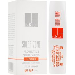 Dr. Kadir Solar Zone protective nourishing Lipstick SPF50 + Сонцезахисна помада, 4.5 г, фото 