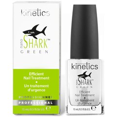 Ефективне терапевтичне для пошкоджених і слабких нігтів Kinetics Nano Green Shark, фото 