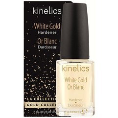 Укрепитель для ногтей с коллоидным золотом Kinetics White Gold Hardener, 15 ml