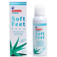 Пінка Алое вера і масло оливи з гіалуроновою кислотою Gehwol Fusskraft Soft Feet Foam, 125 ml, фото 