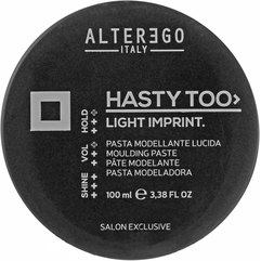 Паста-блиск для укладання волосся середньої фіксації Alter Ego Hasty Too Light Imprint Moulding Paste, 100 ml, фото 
