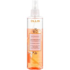 Ollin Professional Bionika Nutrition And Shine Two-Phase Spray Conditioner Двофазний спрей-кондиціонер живлення і блиск, 250 мл, фото 