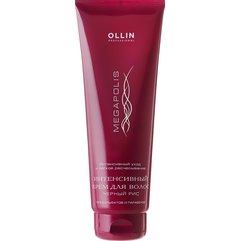 Ollin Professional Megapolis Intensive Cream on the Basis of Black Rice Крем для волосся інтенсивний догляд і легке розчісування, 250 мл, фото 