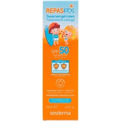 Sesderma Repaskids Cream Gel SPF50 + Дитячий сонцезахисний крем-гель, 100 мл, фото 