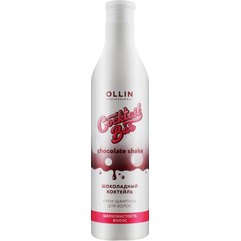 Крем-шампунь Шоколадный коктейль шелковистость волос Ollin Professional Cocktail BAR, 500 ml